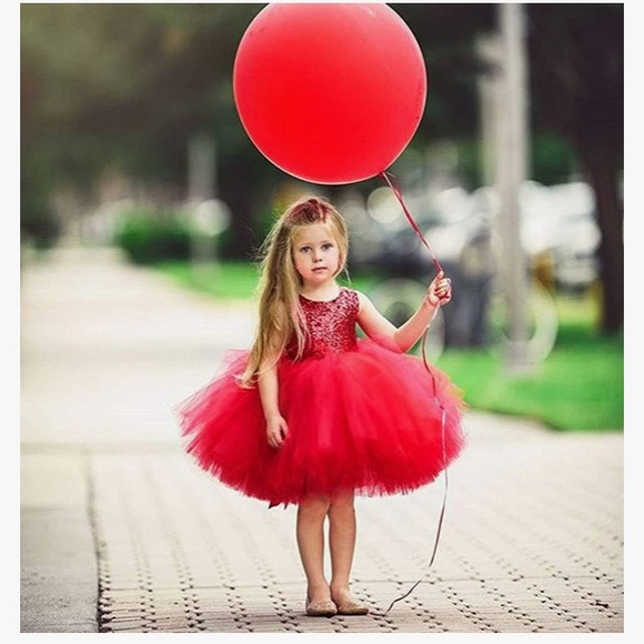 girls red dress - Picture 2 of 5